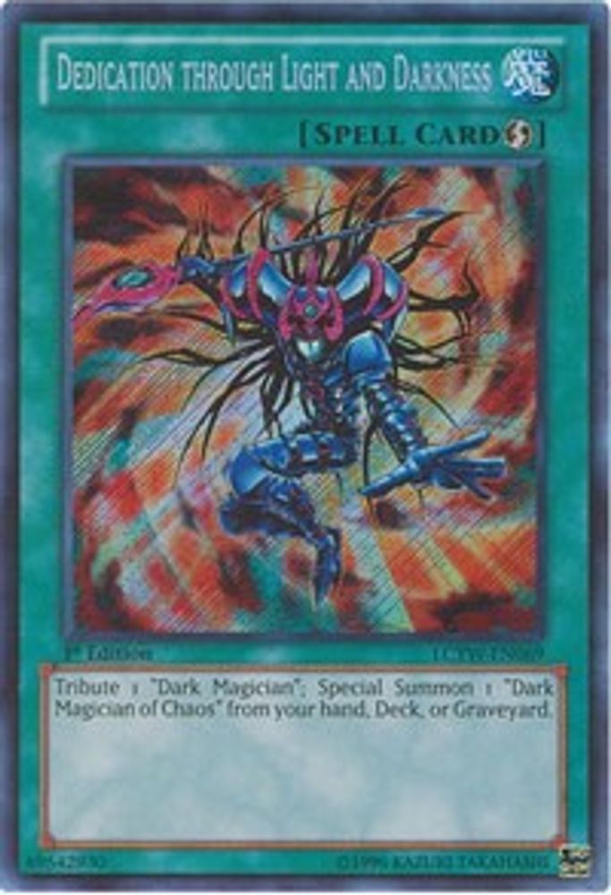 Dedication through Light and Darkness (LCYW-EN069) - Secret Rare