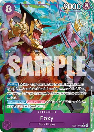 Foxy (Alternate Art) (EB04-036) - Super Rare