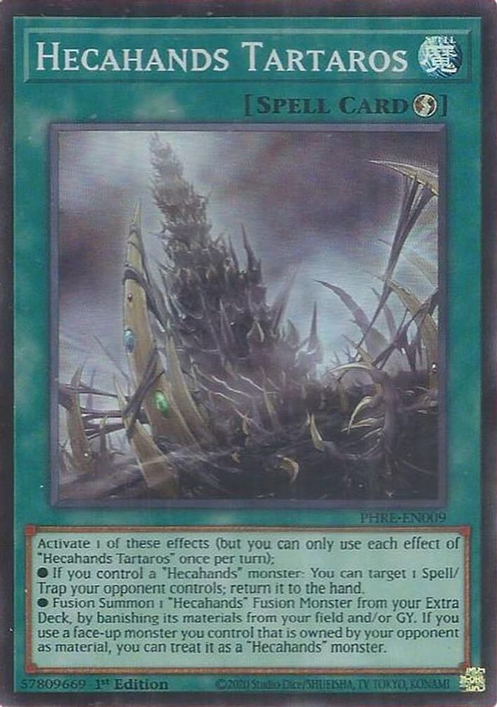 Hecahands Tartaros (Super Rare) (PHRE-EN009) - Super Rare