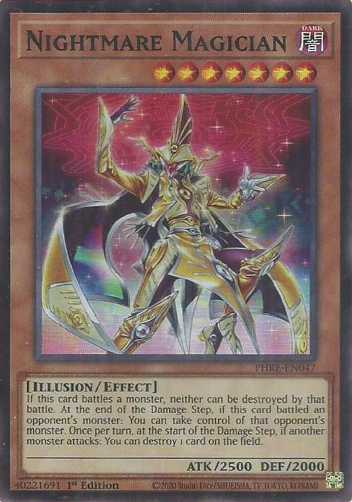 Nightmare Magician (Super Rare) (PHRE-EN047) - Super Rare