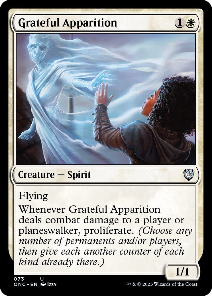 Grateful Apparition (ONC-073) - Phyrexia: All Will Be One Commander