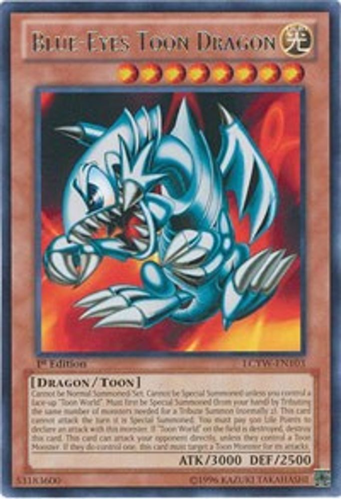 Blue-Eyes Toon Dragon (LCYW-EN103) - Rare