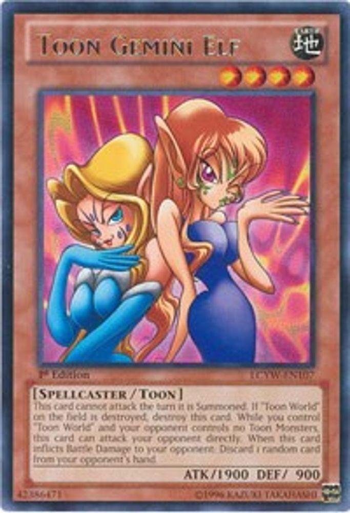 Toon Gemini Elf (LCYW-EN107) - Rare