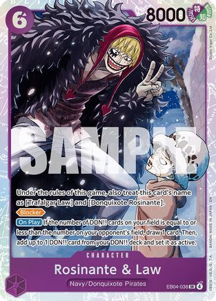 Rosinante & Law (EB04-038) - Super Rare