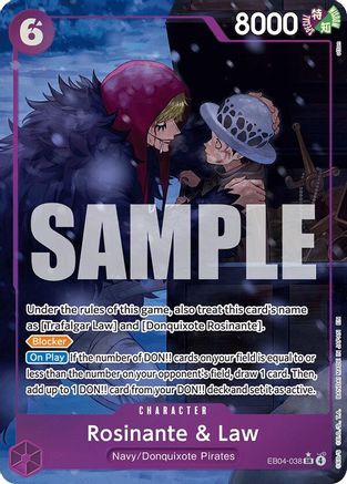 Rosinante & Law (Alternate Art) (EB04-038) - Super Rare