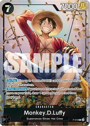 Monkey.D.Luffy (Tin Pack Set Vol. 2) (P-075) - Promo