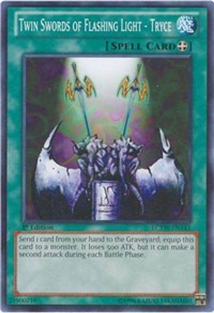 Twin Swords of Flashing Light - Tryce (LCYW-EN141) - Common