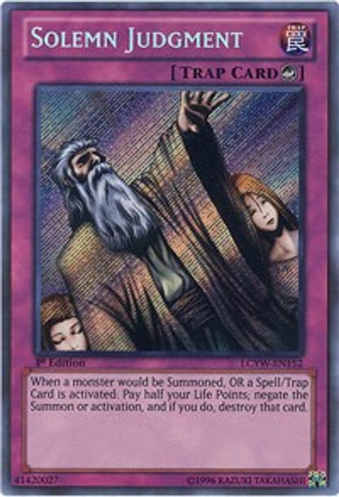 Solemn Judgment (LCYW-EN152) - Secret Rare