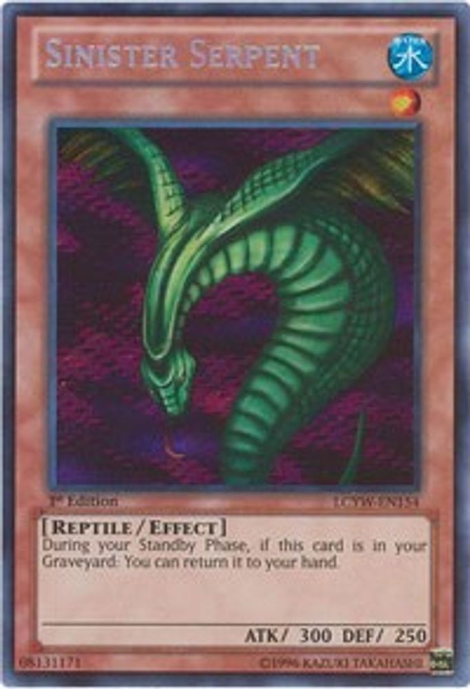 Sinister Serpent (LCYW-EN154) - Secret Rare
