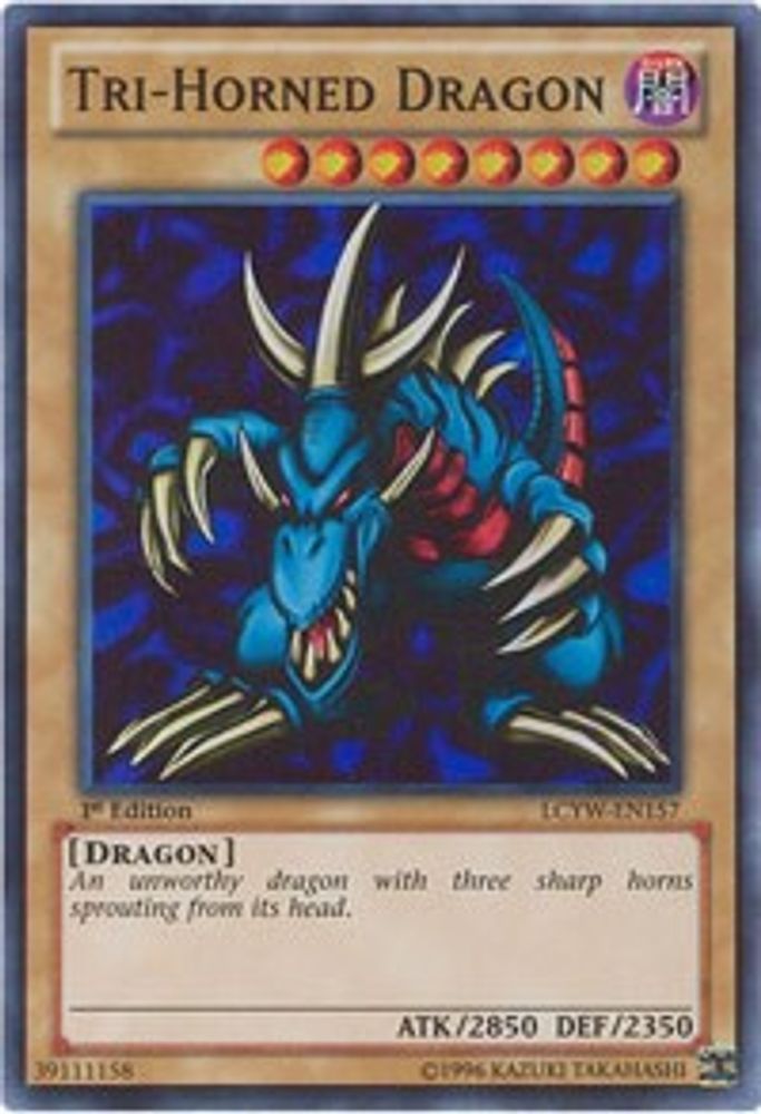 Tri-Horned Dragon (LCYW-EN157) - Super Rare