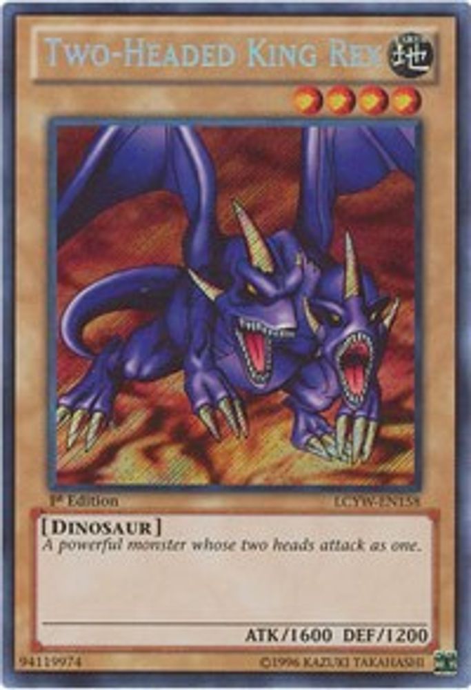 Two-Headed King Rex (LCYW-EN158) - Secret Rare
