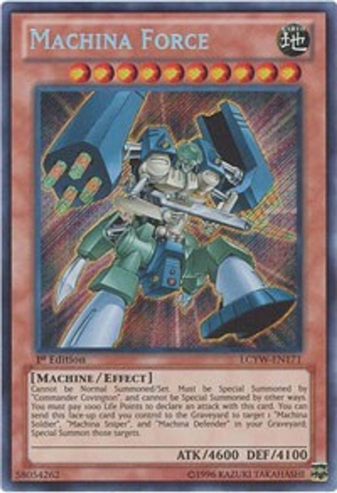 Machina Force (LCYW-EN171) - Secret Rare