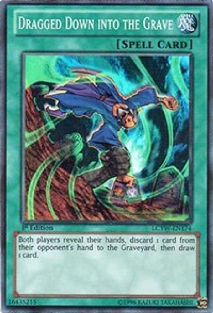 Dragged Down into the Grave (LCYW-EN174) - Super Rare