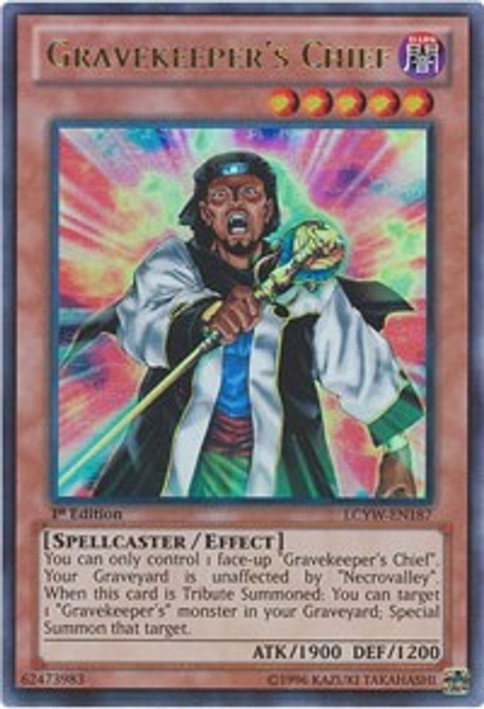 Gravekeeper's Chief (LCYW-EN187) - Ultra Rare