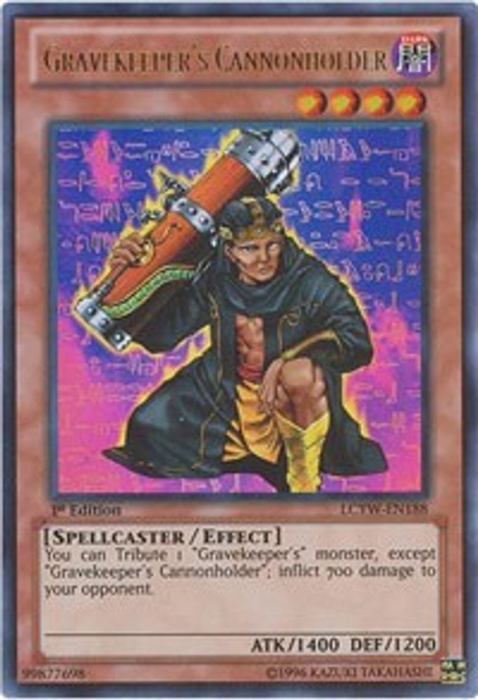 Gravekeeper's Cannonholder (LCYW-EN188) - Ultra Rare