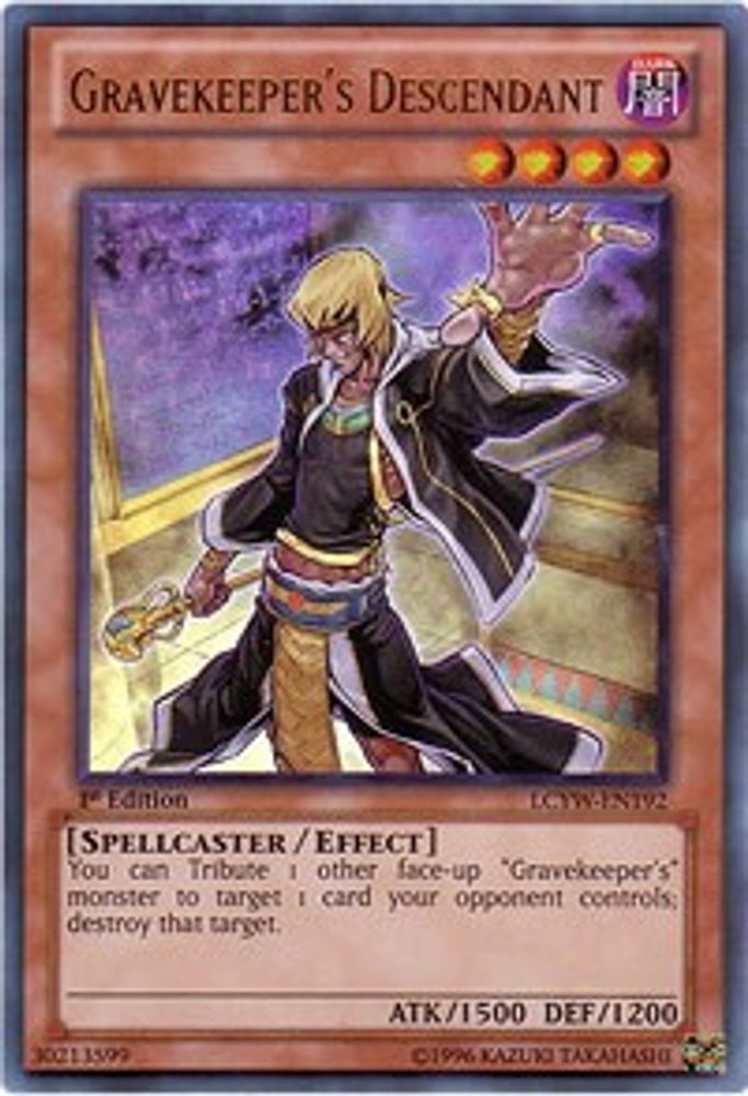 Gravekeeper's Descendant (LCYW-EN192) - Ultra Rare