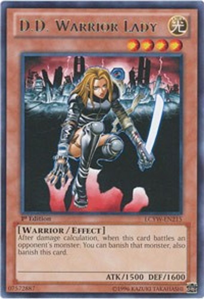 D.D. Warrior Lady (LCYW-EN215) - Rare