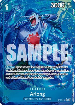 Arlong (Alternate Art) (OP14-042) - Rare