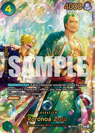 Roronoa Zoro - PRB02-006 (SP) (PRB02-006) - Rare