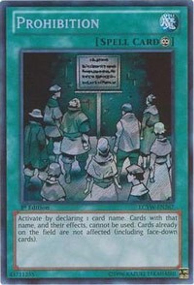 Prohibition (LCYW-EN267) - Secret Rare