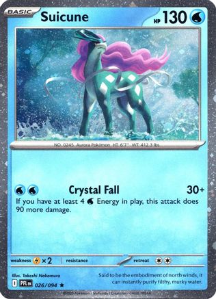 Suicune (Cosmos Holo) 026  - Holofoil - Rare