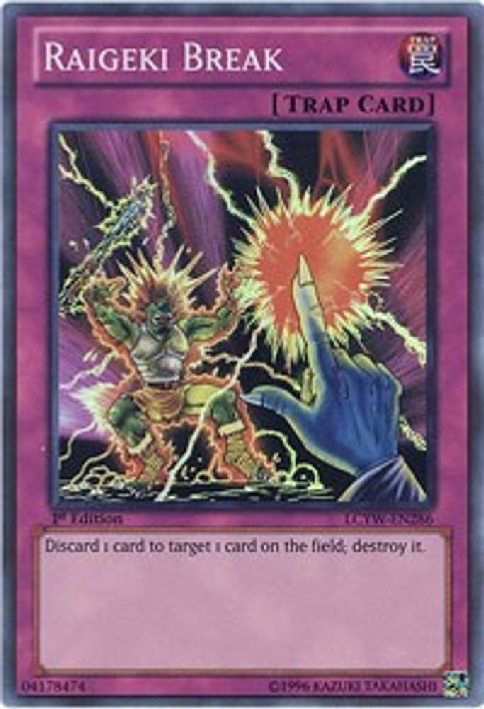 Raigeki Break (LCYW-EN286) - Super Rare