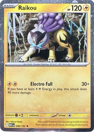 Raikou (Cosmo Holo) 048/132  - Holofoil - Promo