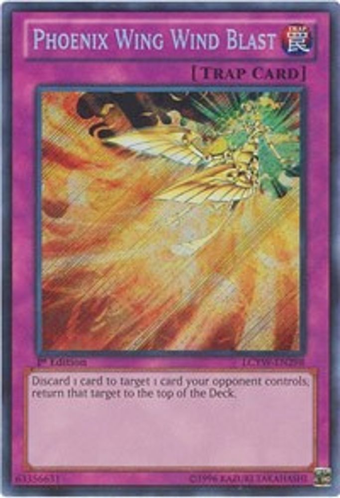 Explosion de vent de l'aile du phénix [LCYW-EN298] Secret Rare 
