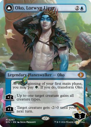 Oko, Lorwyn Liege (Borderless) (ECL-287) - Lorwyn Eclipsed Foil