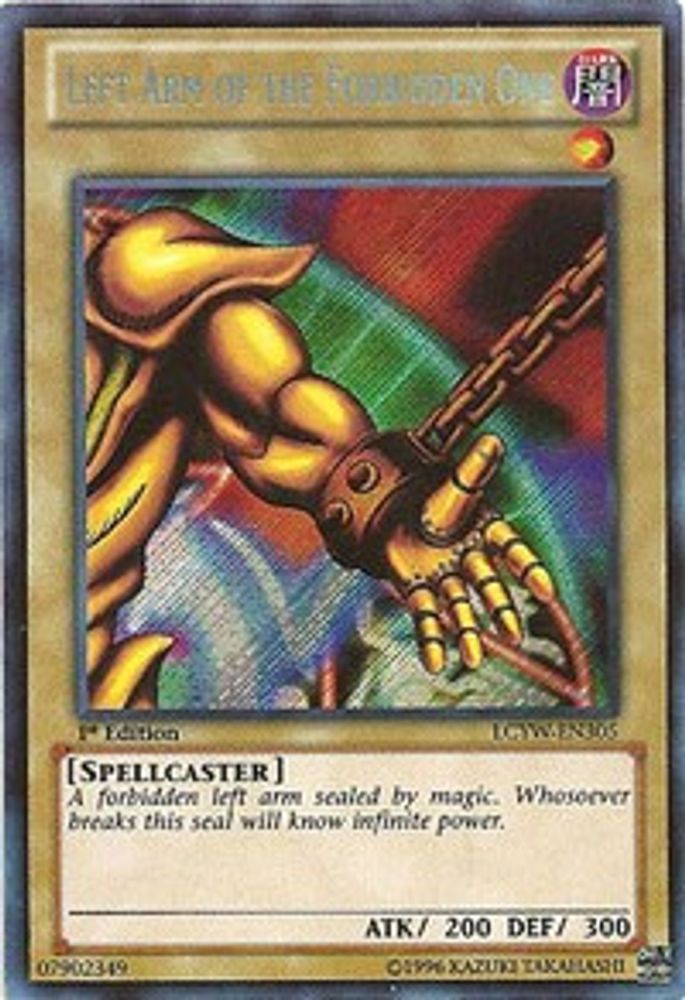 Left Arm of the Forbidden One (LCYW-EN305) - Secret Rare