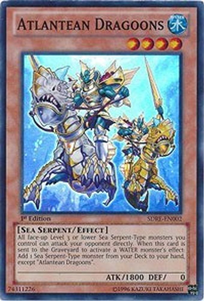 Atlantean Dragoons (SDRE-EN002) - Super Rare