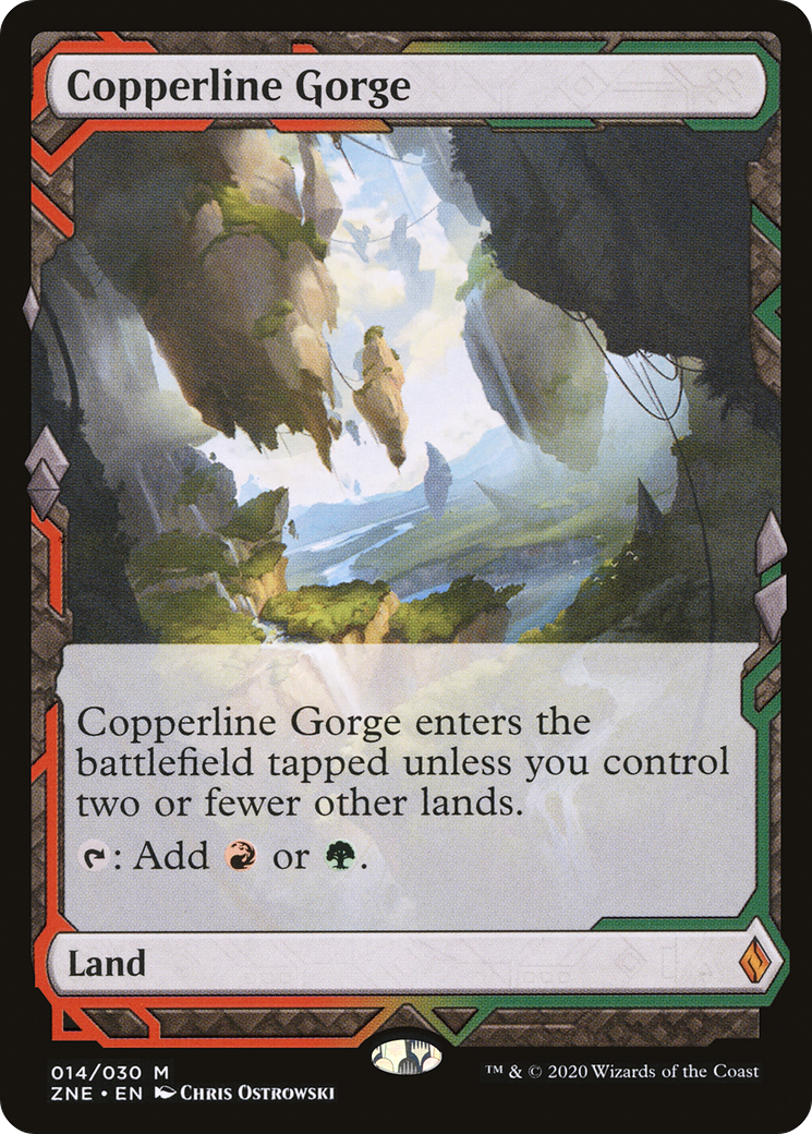 Gorge de Copperline (Expéditions) [Expéditions montantes de Zendikar] 