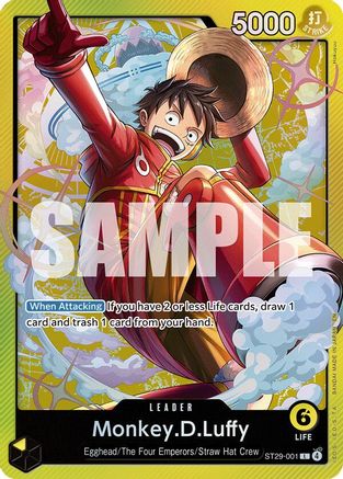 Monkey.D.Luffy (001) (ST29-001) - Leader