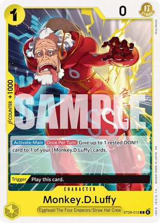 Monkey.D.Luffy (012) (ST29-012) - Common