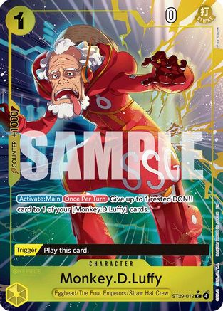 Monkey.D.Luffy (012) (Full Art) (ST29-012) - Common