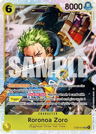 Roronoa Zoro (ST29-014) - Super Rare