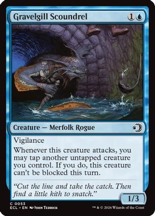 Gravelgill Scoundrel (ECL-053) - Lorwyn Eclipsed Foil
