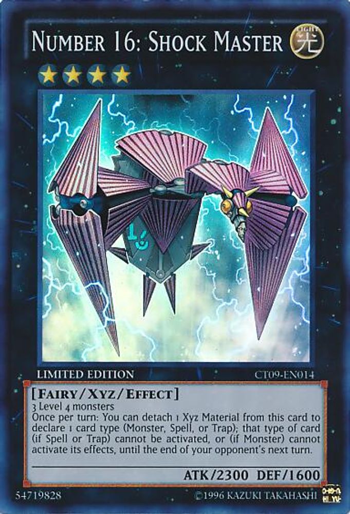 Number 16: Shock Master (CT09-EN014) - Super Rare
