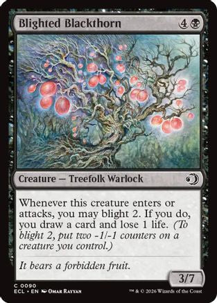 Blighted Blackthorn (ECL-090) - Lorwyn Eclipsed