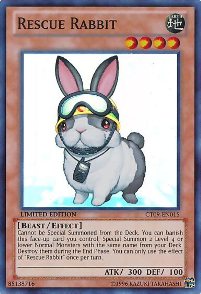 Rescue Rabbit (CT09-EN015) - Super Rare