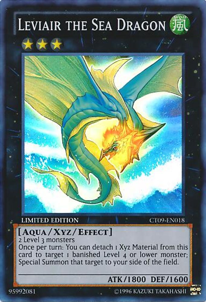 Leviair the Sea Dragon (CT09-EN018) - Super Rare