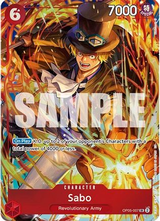 Sabo (Illustration Box Vol.5) (OP05-007) - Super Rare