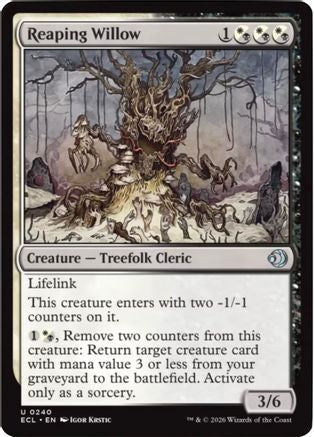 Reaping Willow (ECL-240) - Lorwyn Eclipsed Foil