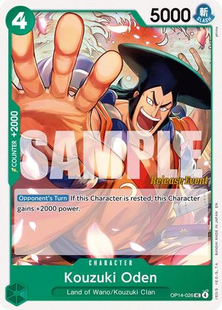 Kouzuki Oden (OP14-026) - Uncommon
