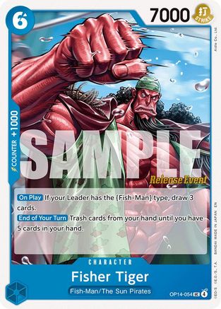 Fisher Tiger (OP14-054) - Uncommon