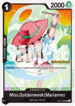 Miss.Goldenweek(Marianne) (OP14-085) - Uncommon