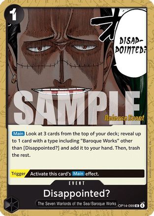 Disappointed? (OP14-099) - Uncommon