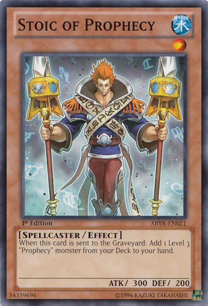 Stoic of Prophecy (ABYR-EN021) - Common