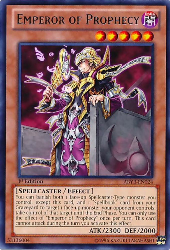 Emperor of Prophecy (ABYR-EN024) - Rare