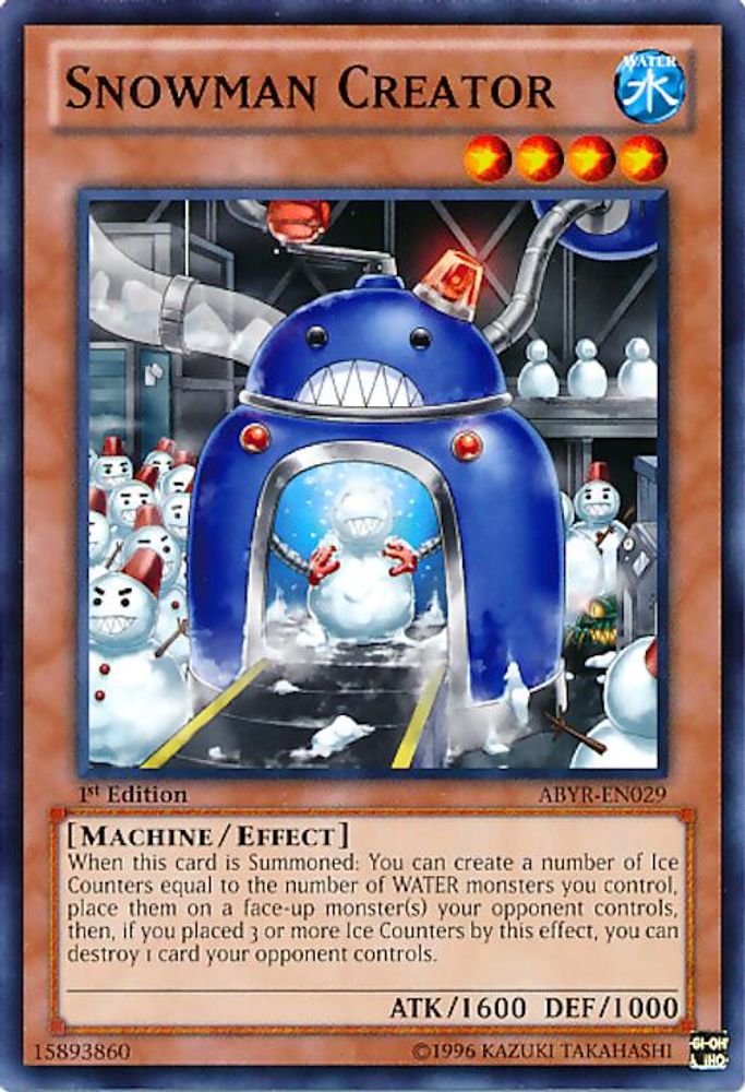 Snowman Creator (ABYR-EN029) - Common